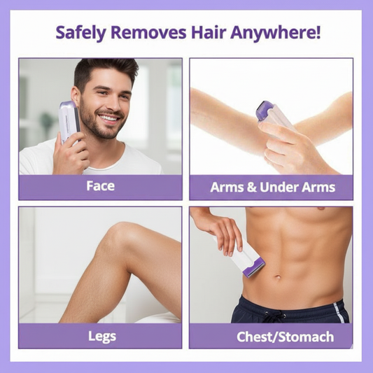 Effective laser hair removal device